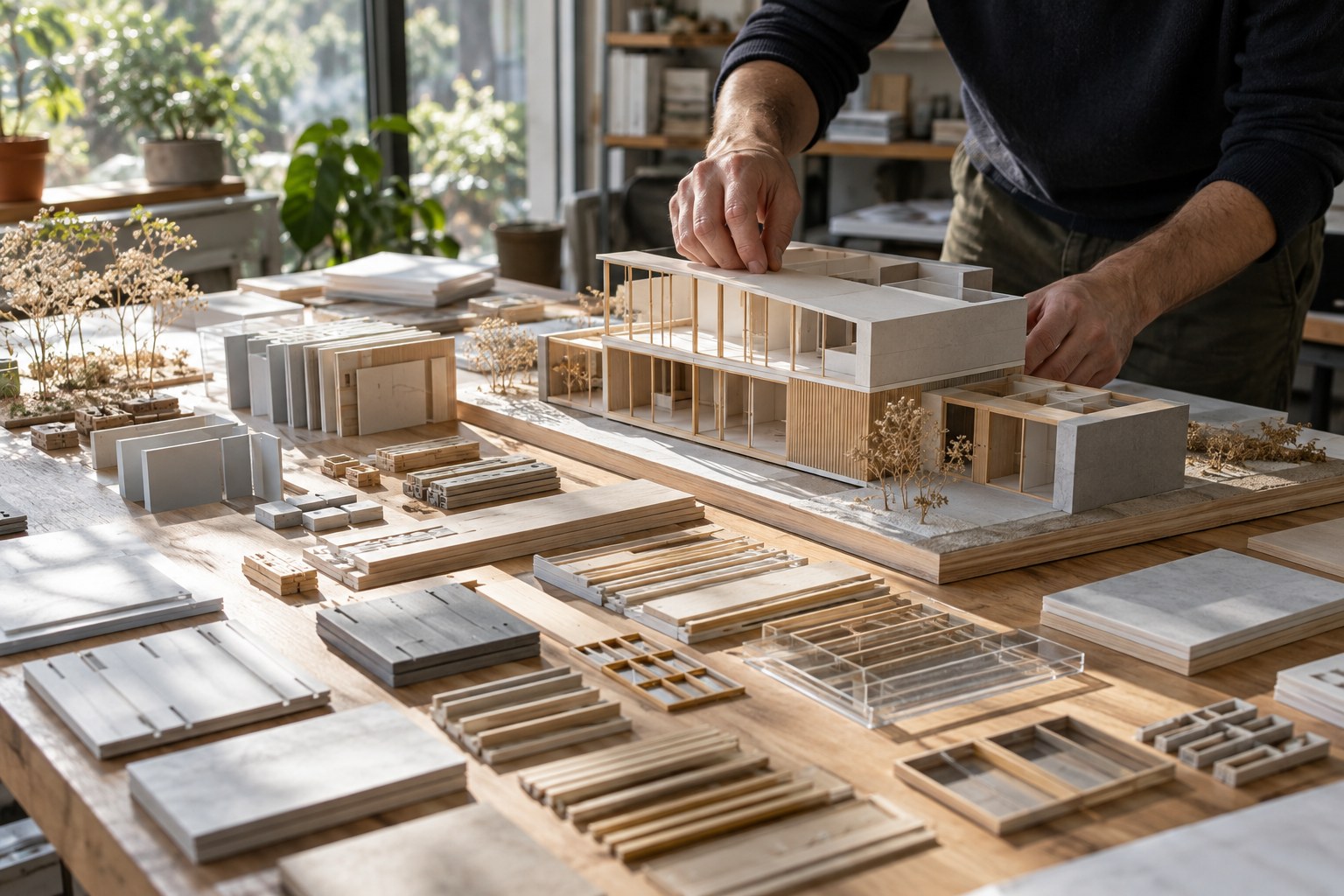 Composants pédagogiques pour distinguer objets et matériaux