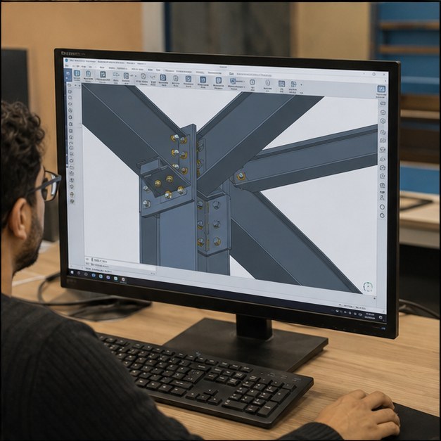 Contrôle d’assemblages métalliques dans Tekla Structures
